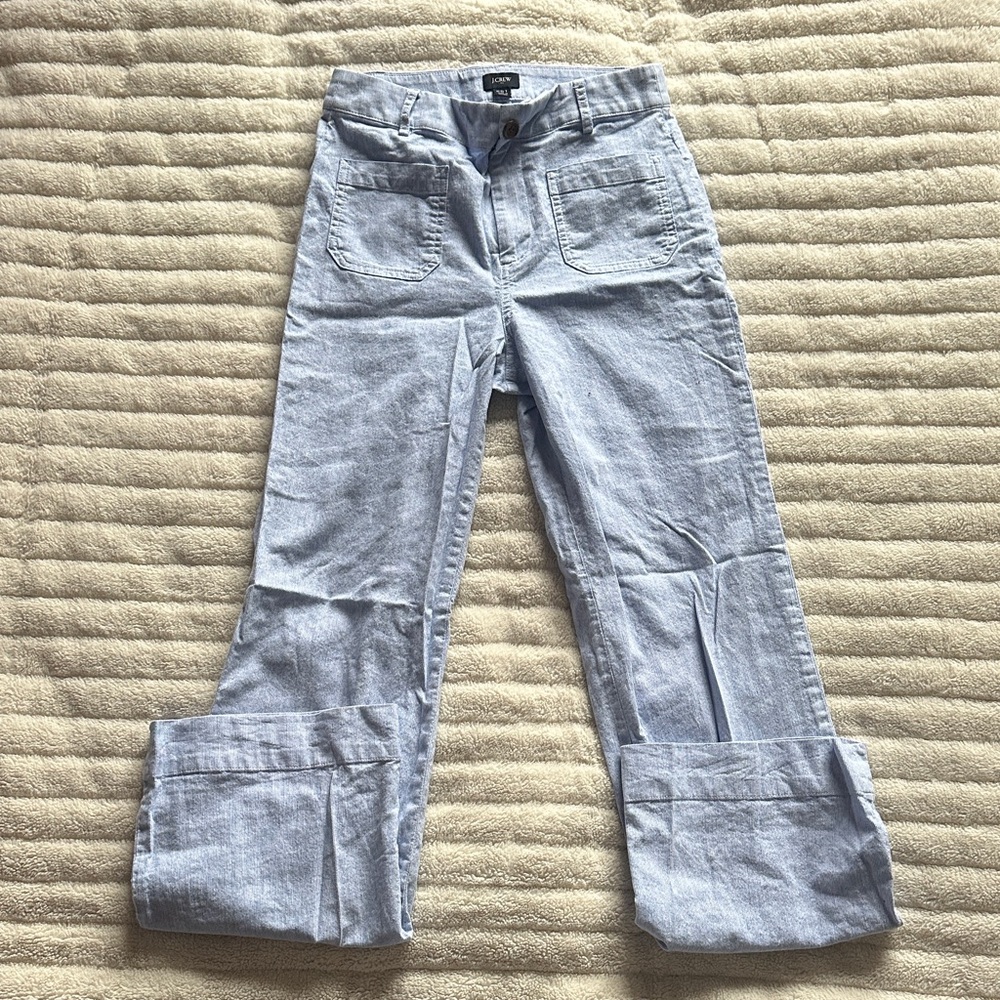 J. Crew Light Blue Flare Jeans
